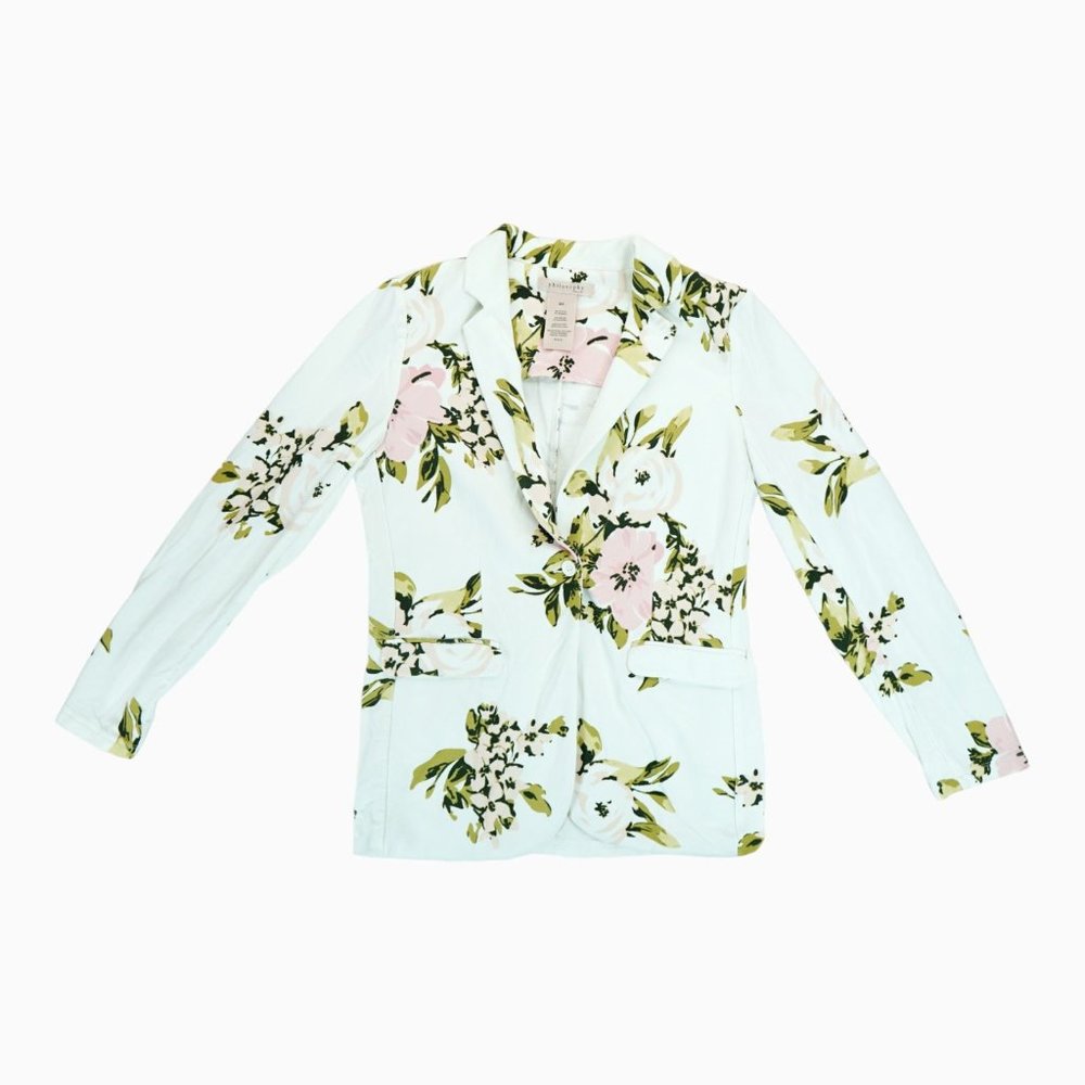 Philosophy Republic Floral‎ Blazer Women's Size Small S - Rayon/Spandex